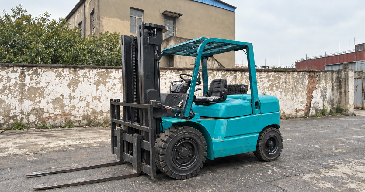Heli H2000 CPCD50 forklift in teal — replacement parts guide